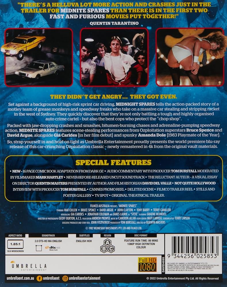 Amazon.com: Midnite Spares - All-Region/1080p : Umbrella Ent